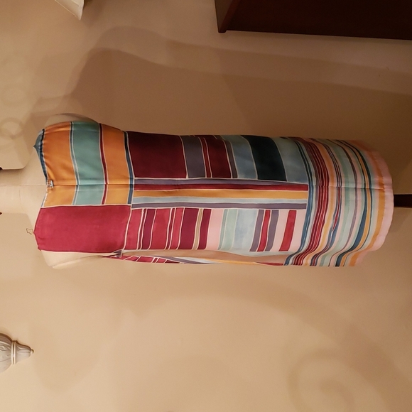 LOFT Petites Color Block Shift Dress Size Petite Medium - Picture 3 of 4